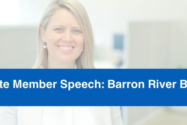 Barron River Bridge update Bree James MP