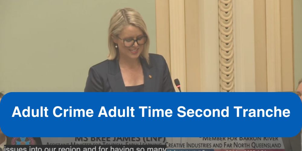 Adult Crime Adult Time Second Tranche Speech