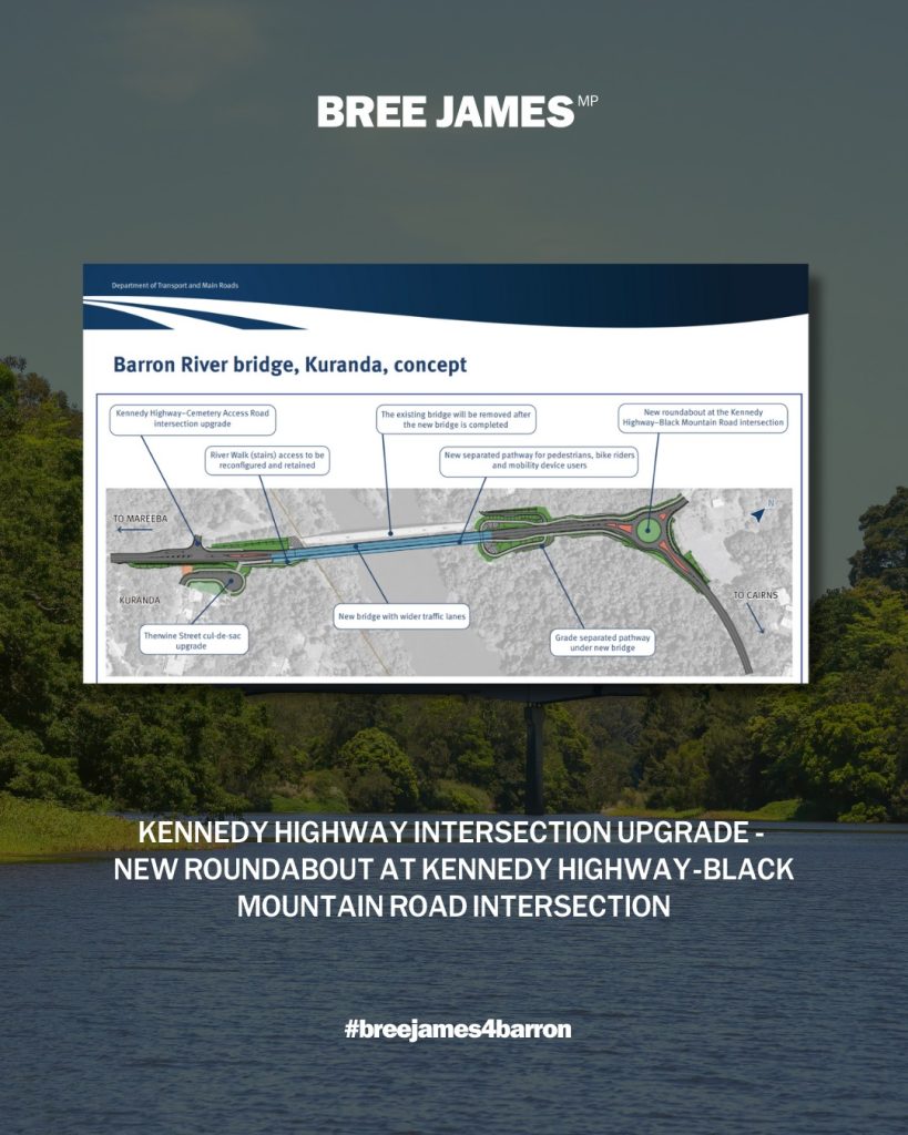 Barron river bridge update