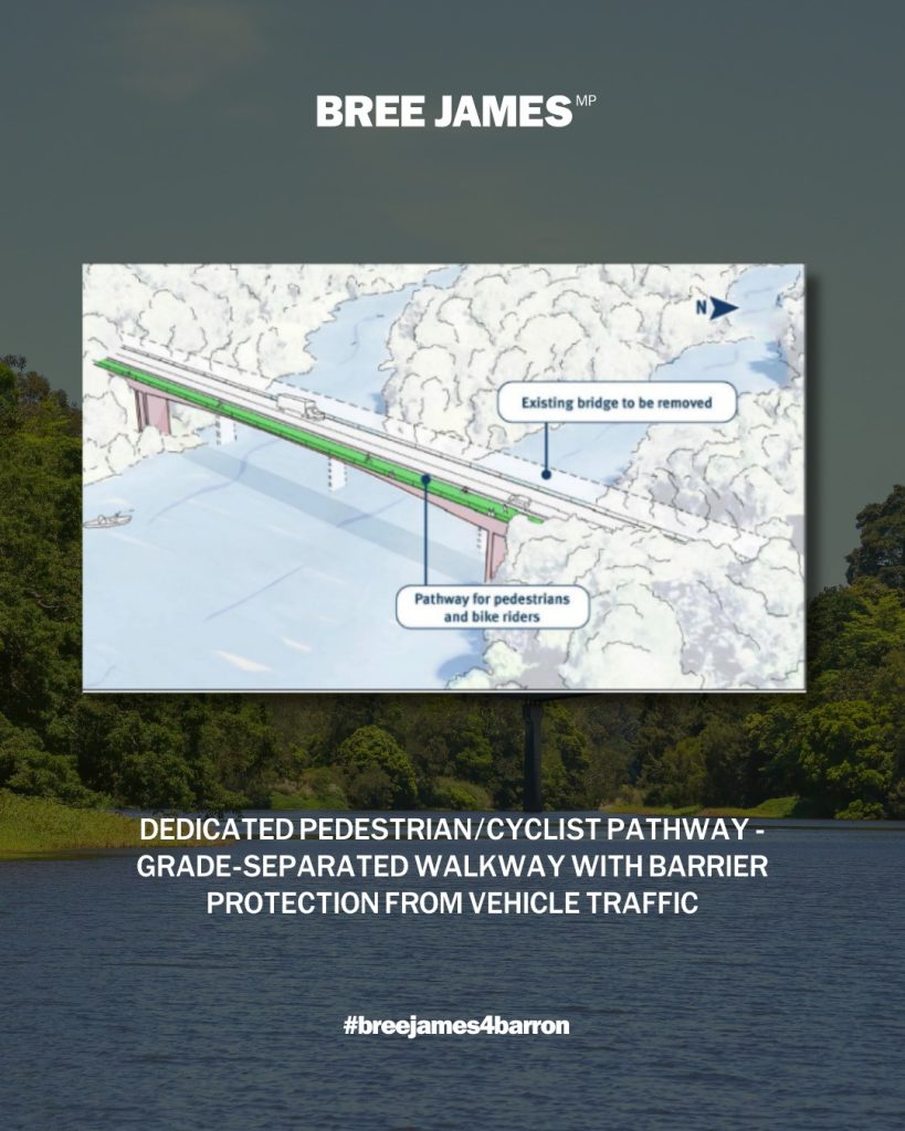 Barron river bridge update