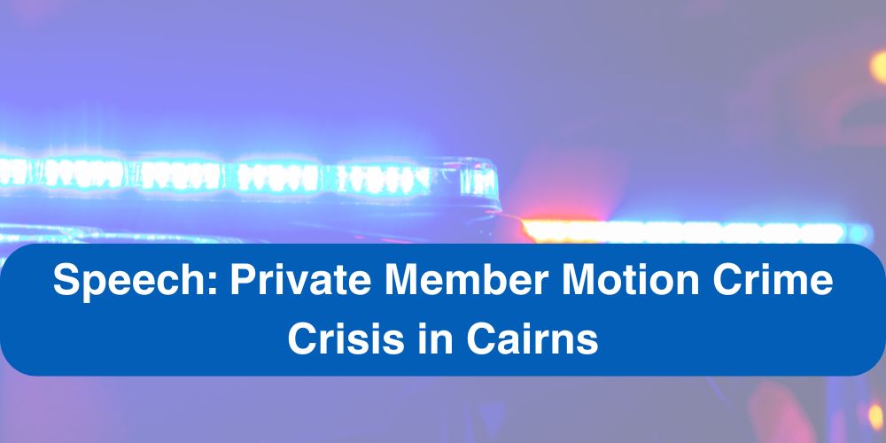 Speech: Private Member’s Motion Crime