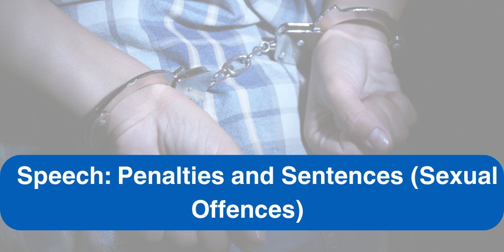 Speech: Penalties and Sentences (Sexual Offences) and Other Legislation Amendment Bill 2025