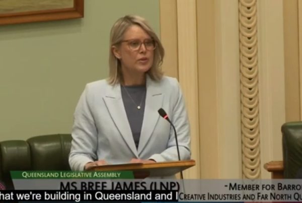 Bree James Budget Speech